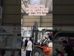 การบรรจุเซลล์การบดหุ่นยนต์ของลูกค้าเข้าไปในถัง