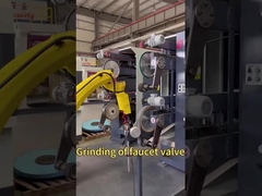 หุ่นยนต์ขัดหม้อต้มน้ำและวาล์วน้ำก๊อก