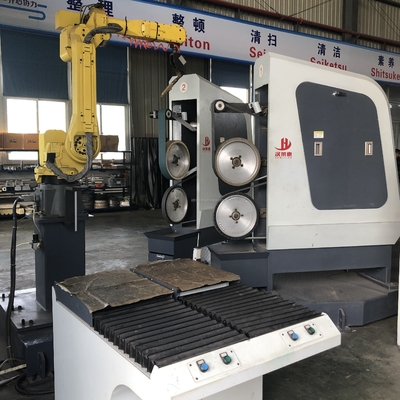 ซื้อ CNC Robotic Surface Arm Automatic Grinding Machine for Foundry Faucet Fitting การผลิตออนไลน์