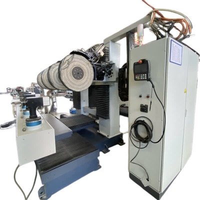 ซื้อ อุตสาหกรรมห้องน้ำ CNC Buffing Machine ขัดโลหะอัตโนมัติสำหรับท่อทองเหลือง การผลิตออนไลน์
