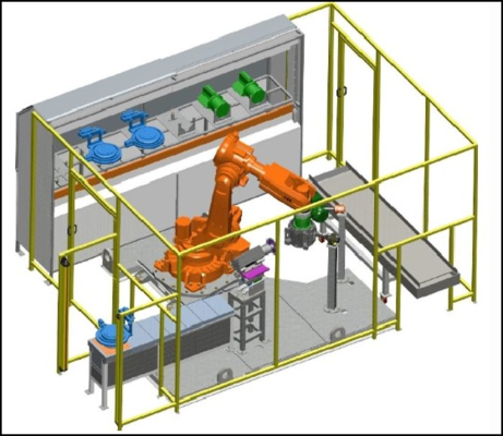 ซื้อ ABB โรบอติกเมทัล Deburring เครื่องเลืองเลือง การผลิตออนไลน์