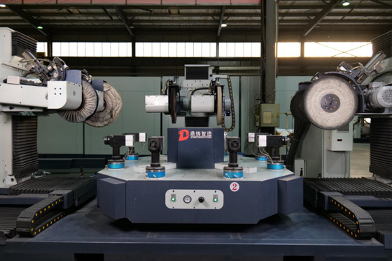 ซื้อ เครื่องขัด CNC 6 แกน พร้อมโต๊ะหมุนสำหรับการประมวลผลหลายสถานี การผลิตออนไลน์