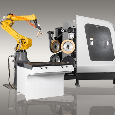 เครื่องบดอัตโนมัติ CNC สแตนเลส / เครื่องกัดหุ่นยนต์สำหรับเครื่องผสมน้ำประปา