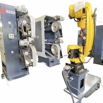 เครื่องขัดหุ่นยนต์ 20.5KW พร้อมเซลล์หุ่นยนต์ FANUC สำหรับอุตสาหกรรม