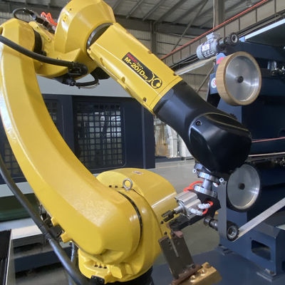 380V FANUC หุ่นยนต์บดและเลืองเครื่องสําหรับเลืองโลหะ