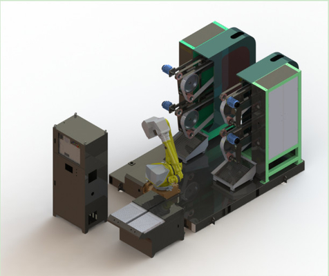 เครื่องบดที่มีประสิทธิภาพสูง กับเซลล์หุ่นยนต์ FANUC ปรับปรุงผลผลิต