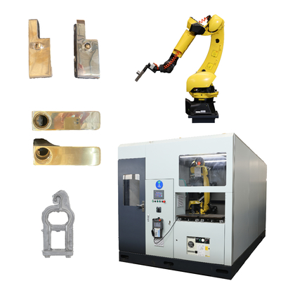 โรบอต CNC Grinding ความแม่นยําสูงสําหรับรถยนต์ Wheel Hub Casting Parts อัตโนมัติ deburring