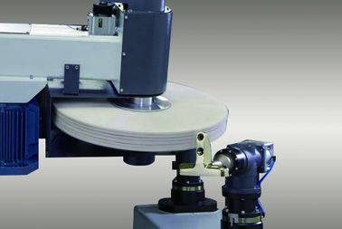 เครื่องขัด CNC สีเทาสีระบบควบคุมแบบดิจิตอลเต็มรูปแบบสำหรับล็อค / มือจับประตู