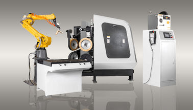 เครื่องบด Cnc เครื่องเลืองมือประตู ด้วย FUNAC Robotic Arm