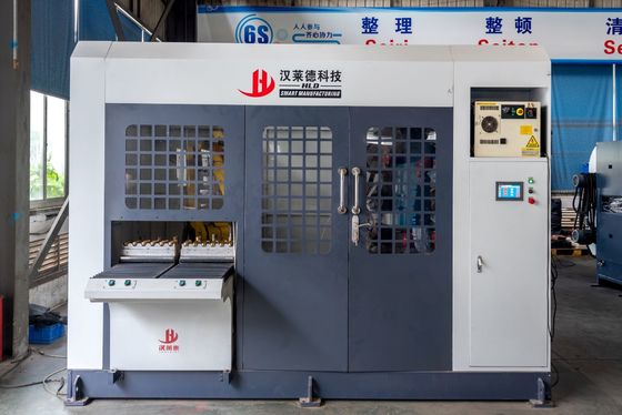เครื่องเจียรสายพานขัดแบบตั้งโปรแกรมได้ 380V สำหรับการรักษาพื้นผิว