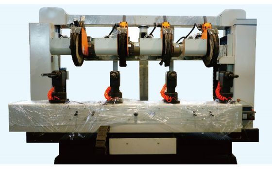 เครื่องขัด CNC แบบดิจิตอล 380V สำหรับมือจับประตูอุตสาหกรรมพื้นผิวทองแดง