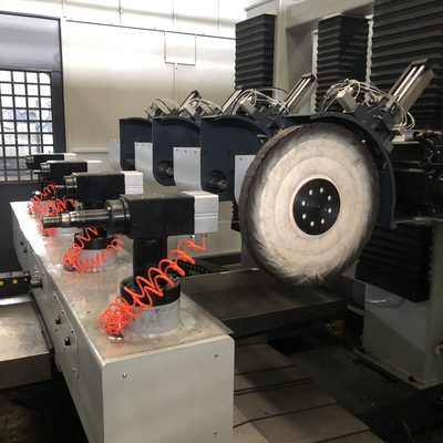 เครื่องขัด CNC แบบตั้งโต๊ะโลหะระบบควบคุมแบบดิจิตอลสำหรับมือจับประตูเครื่องสุขภัณฑ์